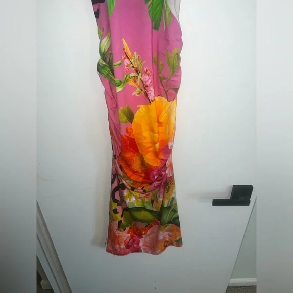 DRESSED IN JOY Whitney Racer Back Tank Dress - Spring Dream SIZE: MEDIUM - Picture 5 of 11